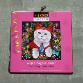 KISKOES Geburtstagskalender Katzen