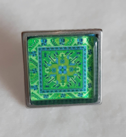 Cabochon Ring JADE grün