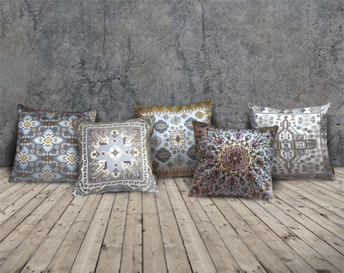 taupe decorative pillows