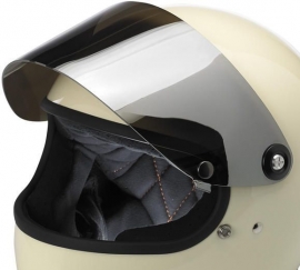 Biltwell INC - Gringo 'S' Visor FLAT - Chrome Mirror