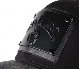 Jack Daniel's - Snapback Cap - Adjustbale - Black Square Metal Plate