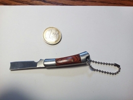 Metal Keychain -KNIFE with Butcher / Razor-Look Blade