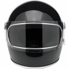 Biltwell INC - Gringo 'S' Full Face Helmet with Visor - DOT [Glossy Black]