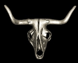 P167 - PIN - Steer Bull Skull