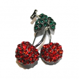 BlingBling Cherry Brooch