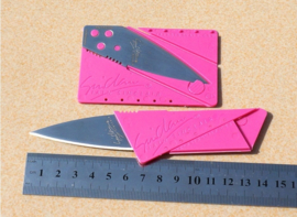 Sinclair Cardsharp Credit Card Knife - PINK
