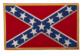 PATCH - Rebel Flag with big Stars