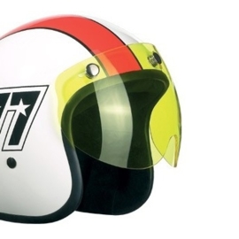 Bandit - Short YELLOW Jet Visor