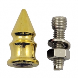 TrikTopz with License Plate Mounts - Valve Caps - Golden Spikes