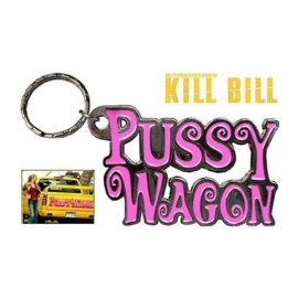 Metal Keychain - PUSSY WAGON - Kill Bill - PINK