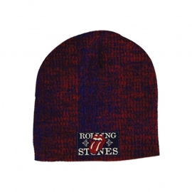 Knitted Beanie with Patch - The Rolling Stones