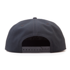 Jack Daniel's - Snapback Cap - Adjustable  - Embroided Grey Lettres  ON the hat- Grey Washed