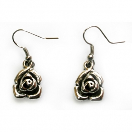 Earrings with Little Roses