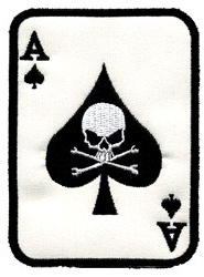 PATCH - Ace of Spades Card