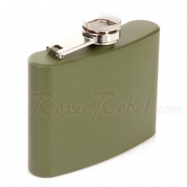 FLASK - Stainless Steel Hipflask - 4 oz / approx. 118ml