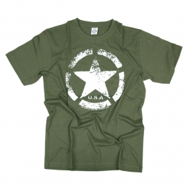 T-Shirt US Army Star - Green