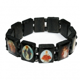 Holy Saints bracelet (black)