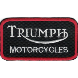 PATCH - TRIUMPH MOTORCYCLES - red square