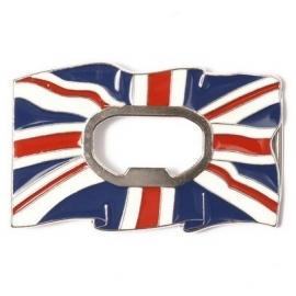 Waving Union Jack (with Bottle Opener) BUCKLE