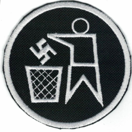 PATCH - Nazi Swastika is Garbage - Nazis are Trash!