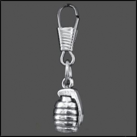 Zipper Pull - Grenade