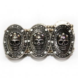 Skull bracelet with Some BlingBling