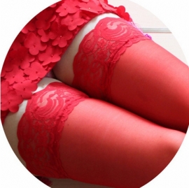 Red & Lace - Overknee Thights