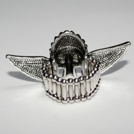 Faro Skull ring (silver-white)