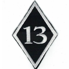 PATCH - Diamond - no. 13 - thirteen - #13