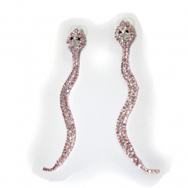 Big Pink Snakes earstuds