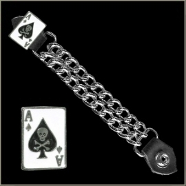 Vest Extender - Double Chain - Ace Of Spades