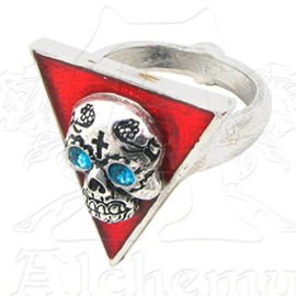 Alchemy England - UL17 - RING - Banderas de Los Muertos - Big Triangle