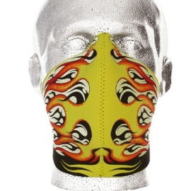 Bandero - Flames Half / Face Mask - Hot Rod