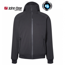 KEVLAR - John Doe - Softshell Hoodie Black (unisex)