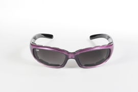 CHIX by KD's - RALLY - Padded Purple Frame & Grey Gradient Lens