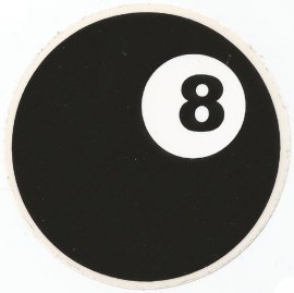 Eightball - 8 - DECAL - STICKER