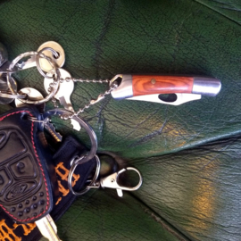 Metal Keychain - KNIFE with Scythe-Look Blade