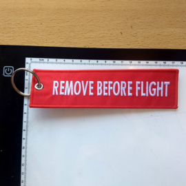 Bigger Embroided Keychain - REMOVE BEFORE FLIGHT