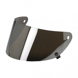 Biltwell INC - Gringo 'S' Visor FLAT - Chrome Mirror