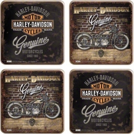 Harley-Davidson - Genuine - Coaster Set (4p)