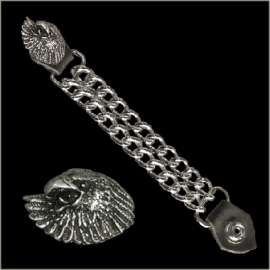 Vest Extender - Double Chain - Eagle Head