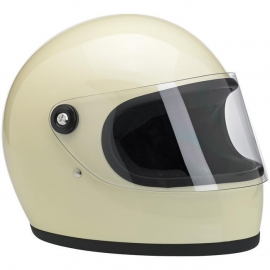 Biltwell INC - Gringo 'S' Full Face Helmet with Visor - DOT [Vintage White]