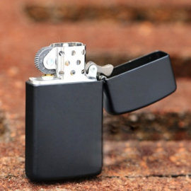 Zippo- Slim Line - Satin Black