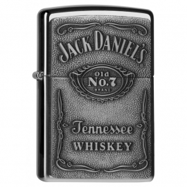 Zippo - Jack Daniel's  Chrome Logo