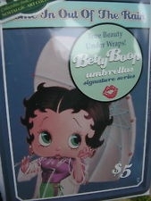 Betty Boop - Metal Card / Tin Sign - Come in out of the rain