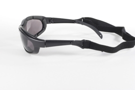 KICKSTART by KD's  - FREEDOM - Wrap-Style Padded Sunglasses - Smoke