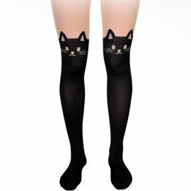 WildCat - Black Cat Design Tights