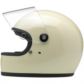 Biltwell INC - Gringo 'S' Full Face Helmet with Visor - DOT [Vintage White]