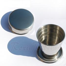 Stainless Steel Folding Cup (1/20 ltr) - 101 INC