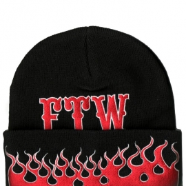 FTW with Flames (knitted) Hat